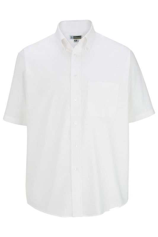 Edwards Men's Easy Care Short Sleeve Oxford Shirt - Style 1027