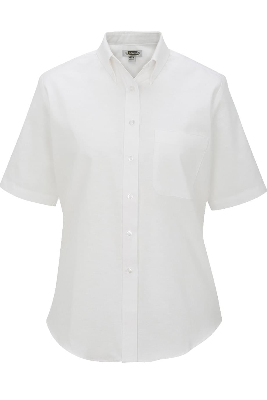 Edwards Women's Easy Care Short Sleeve Oxford Shirt - Style 5027